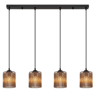 Grå design pendel lampe spisebord akryl, Marthijn