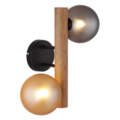 Multi-Farvet design væglampe glas, Melinda