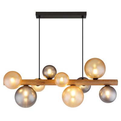 Multi-Farvet design pendler lampe glas, Melinda