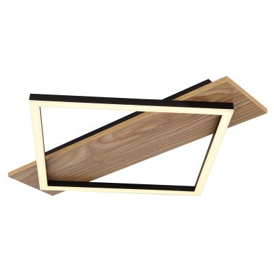 Sort design loftlampe metal, Beniamino, 18W, 3000K LED