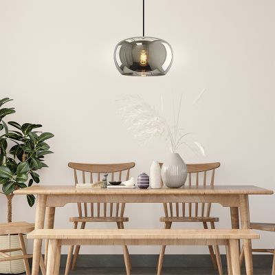 Design pendel lampe spisebord grå, Vidro