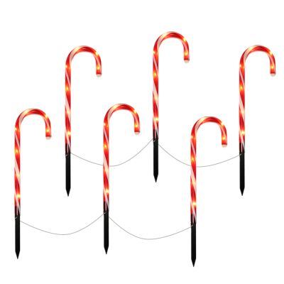 6 sukkerrør havestik, 8 positioner, IP44