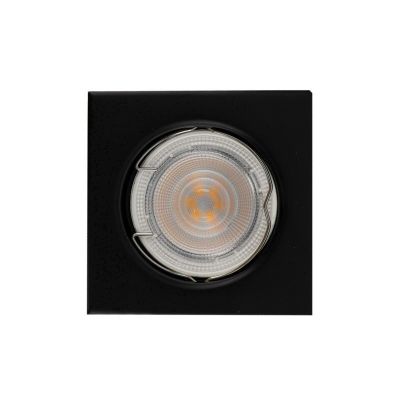 Metal indbygningsspot sort, Meco