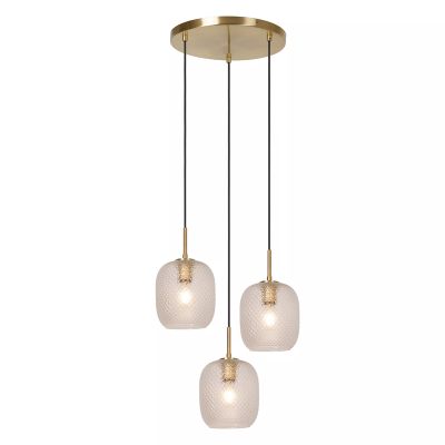 Guld pendler lampe retro, Alicent