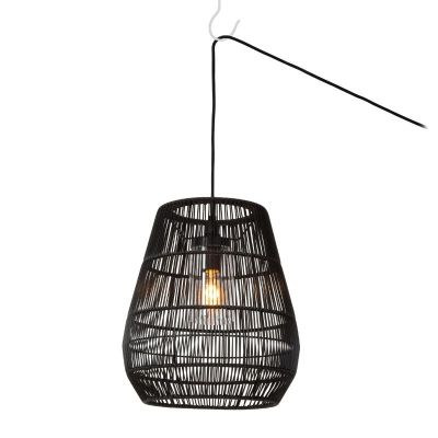 Sort udendørslampe rustik, Nerida, IP44