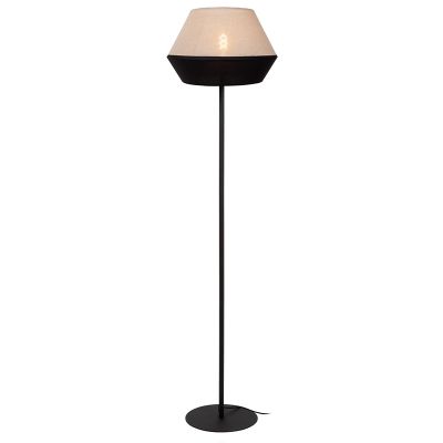 Beige gulv lampe modern, Kala, med brytare