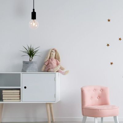 Sort pendler lampe modern, Fix