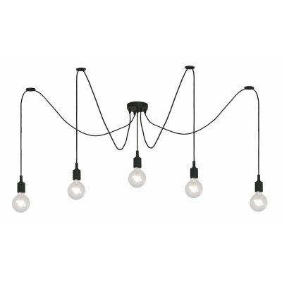 Sort pendler lampe modern, Fix