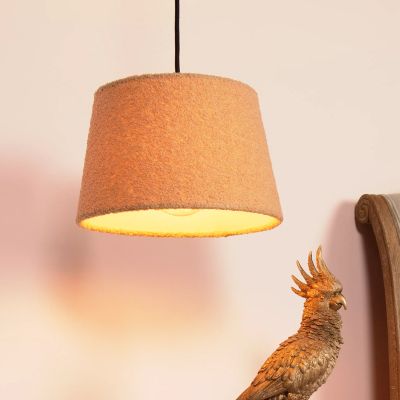 Gul pendler lampe vintage, Woolly