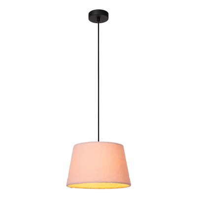 Lyserød pendler lampe vintage, Woolly