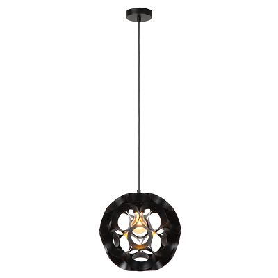Sort pendler lampe modern, Hannelore