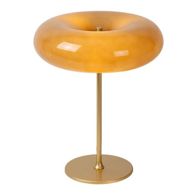 Taupe bordlampe retro, Sentino, med brytare