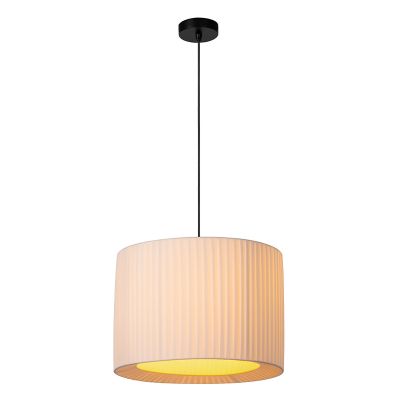 Hvid pendler lampe modern, Fold