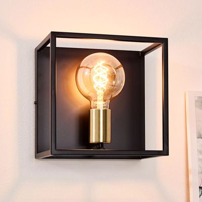 Guld væglampe modern, Ruben