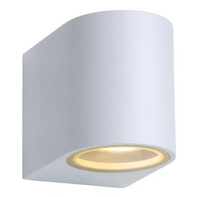 Hvid udendørslampe modern, Zora, IP44