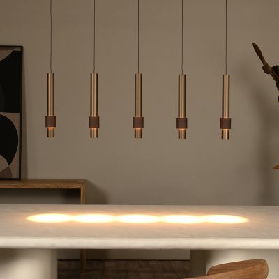 Brun pendler lampe modern, Margary, 4,2W, 2700K LED