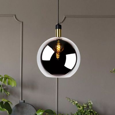 Grå pendler lampe vintage, Julius