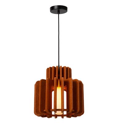 Brun pendler lampe modern, Rollo