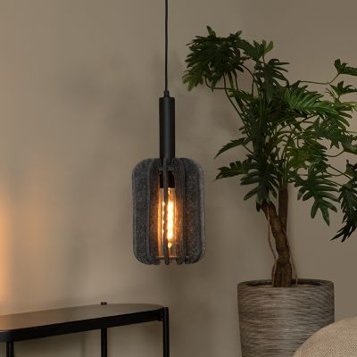Grå pendler lampe modern, Rafal