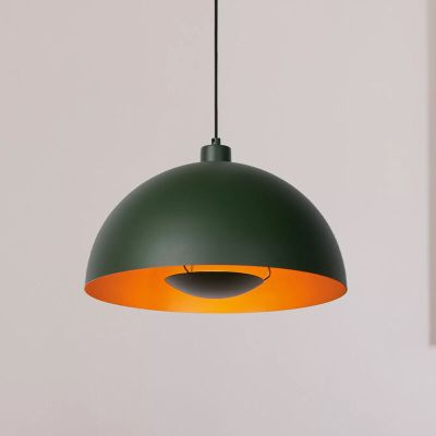 Grøn pendler lampe modern, Siemon
