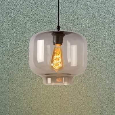 Sort pendler lampe modern, Medine
