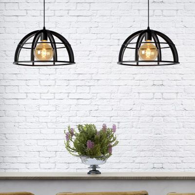 Sort pendler lampe modern, Dikra