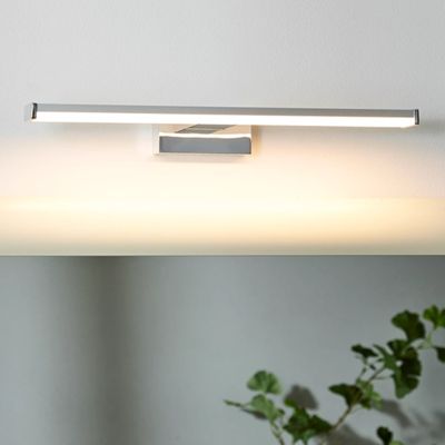 Krom væglampe modern, Onno, 8W, 3000K LED, IP44