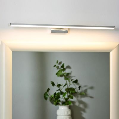 Krom spejllampe modern, Onno, 12W, 3000K LED, IP44