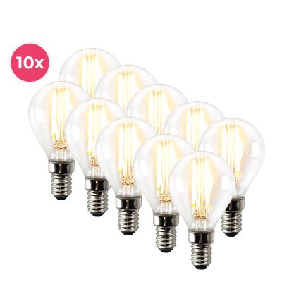 10-pak dæmpbar Sorna E14 LED pære, 2700k, 3,5w