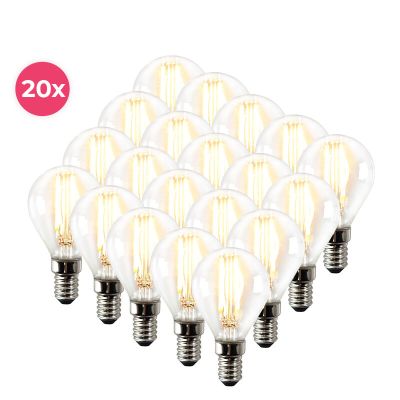 20-pak dæmpbar Sorna E14 LED pære, 2700k, 3,5w