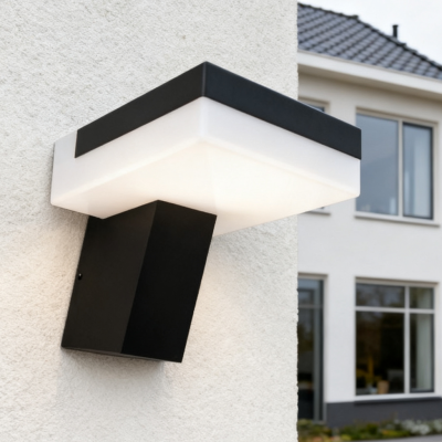 Aluminium udendørslampe antracit, Bilge, 7,5W, 4000K LED, IP54