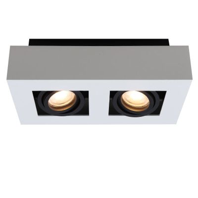 Aluminium påbygningsspot hvid, Noraly