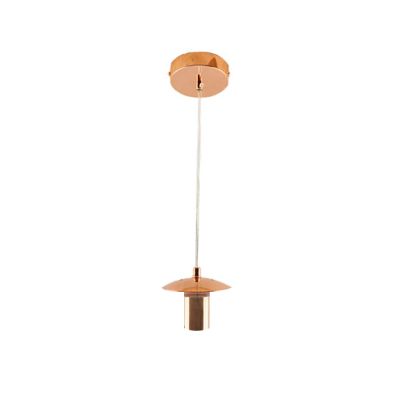 Metal pendler lampe uden skærm bronze, Minne