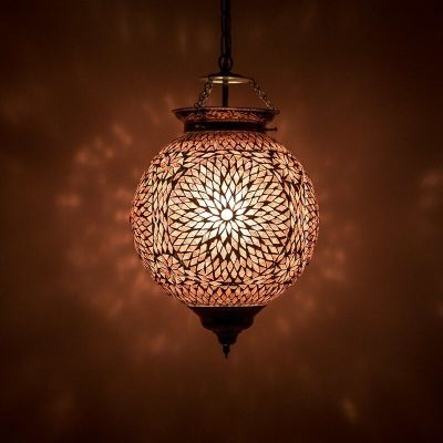 Lilla orientalsk pendler lampe mosaik, Aziza