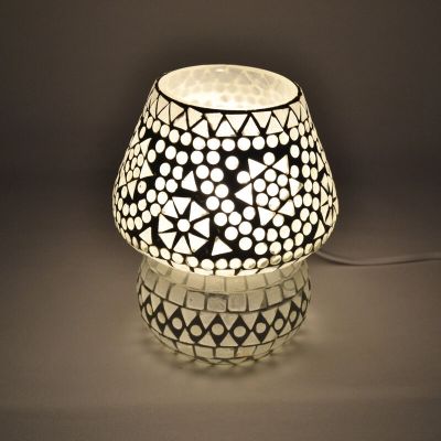 Gennemsigtig orientalsk bordlampe mosaik, Rachel