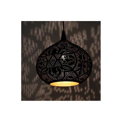 Sort orientalsk pendler lampe metal, Noah