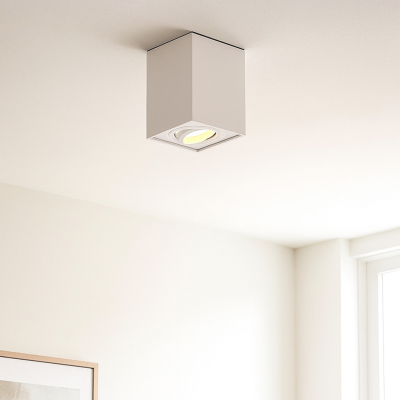 Modern påbygningsspot hvid, Dane