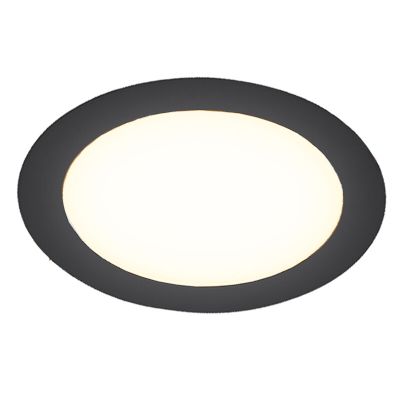 Sort downlight aluminium, Umbriel, 9W, 4000K LED, IP44