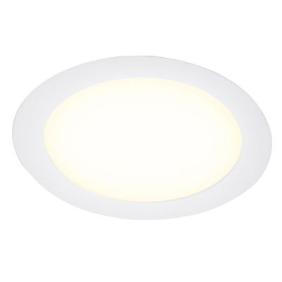 Hvid downlight aluminium, Umbriel, 24W, 4000K LED, IP44