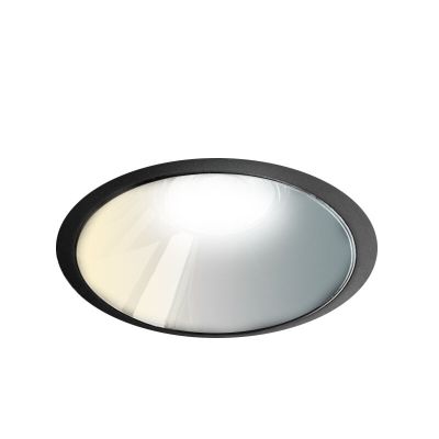 Sort downlight aluminium, Maud, 16W, white switch LED, IP22