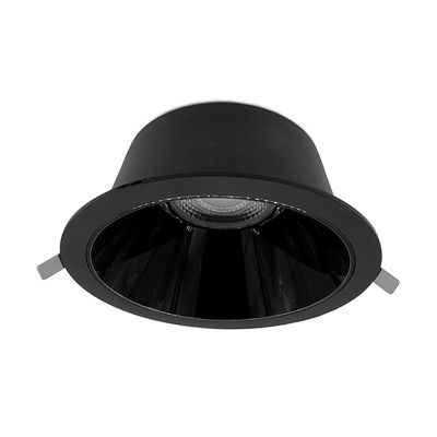 Sort downlight aluminium, Maud, 16W, white switch LED, IP22