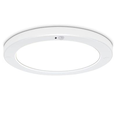 Indbygget/overflademonteret LED downlight med bevægelsessensor, Okno, 17,6W, hvid kontakt, IP22