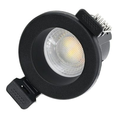 Sort downlight aluminium, Magus, 4W, white switch LED, IP65