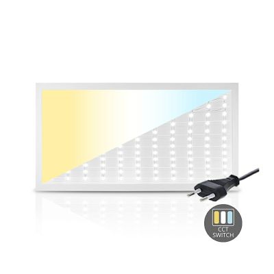 LED-panel 60x120 - 50W - hvid kontakt - UGR<19 - baggrundsbelyst