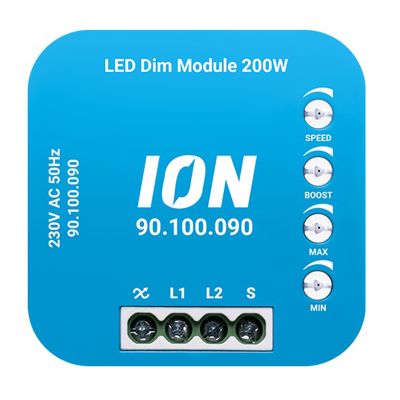 Touch triac LED lysdæmper 0,3-200W