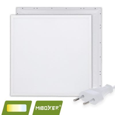 LED-panel 60x60 - 30W - hvid kontakt - UGR<19 - baggrundsbelyst