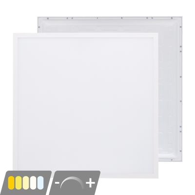 LED-panel 60x60 - 30W - hvid kontakt - UGR<19 - dæmpbar - baggrundsbelyst