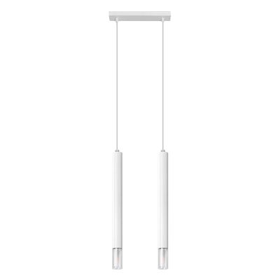 Glas pendler lampe hvid, Ishani