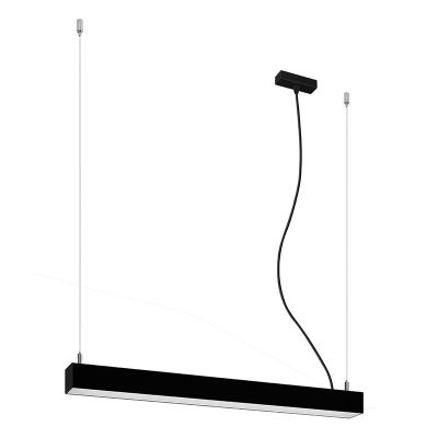 Aluminium pendler lampe sort, Mascha, 22W, 3000K LED