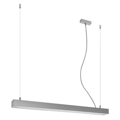 Aluminium pendler lampe grå, Mascha, 31W, 3000K LED